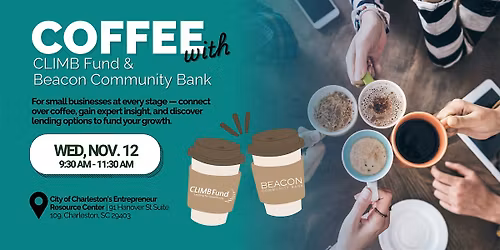 Coffee with CLIMB Fund & Beacon Community Bank