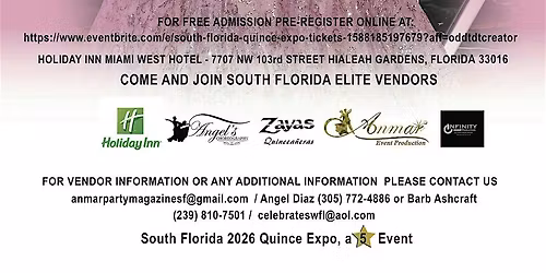 South Florida Quince Expo -always a five star event