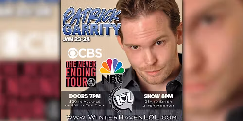 Patrick Garrity: The Never Ending Tour!