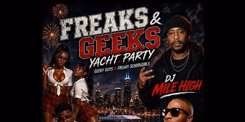 Freaks & Geeks Themed Fireworks Yacht Party