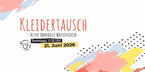 Kleidertausch \u2013 Young Caritas \u2013 Alte Lohnhalle Wattenscheid