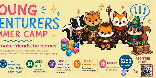 Young Adventurers Day Camp - Morning