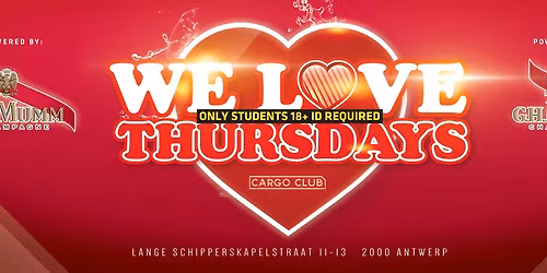We Love Thursdays @ Cargo Club