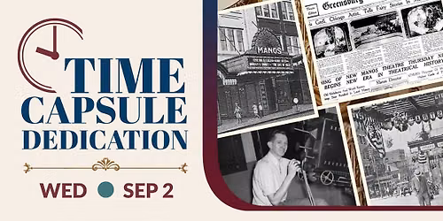 PALACE CENTENNIAL: Time Capsule Dedication
