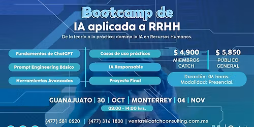 BootCamp  de IA aplicada a RH MTY