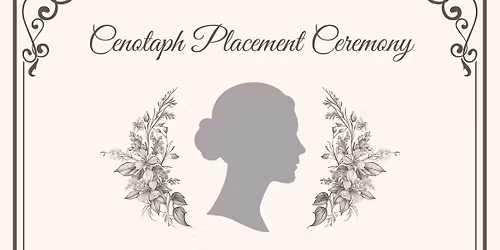 Elizabeth Spooner Cenotaph Placement Ceremony