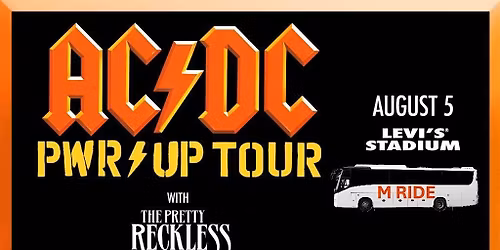 AC\/DC CONCERT SHUTTLE BUS R\/T FROM FISHERMAN'S WHARF (SF) 8\/05\/2026