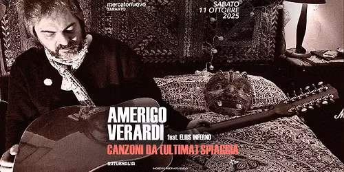 AMERIGO VERARDI in concerto a Taranto | Mercato Nuovo