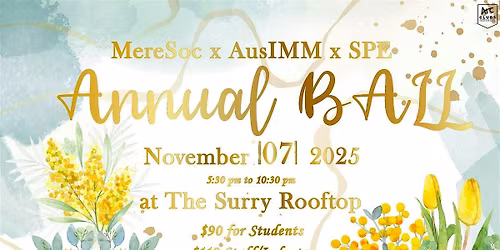 MEREsoc x AusIMM x SPE Annual Ball 2025