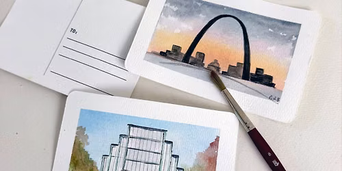 St. Louis Icons Watercolor Postcards