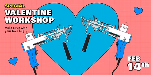 Valentine's Day Rug Making Beginner Workshop: Feb 14th