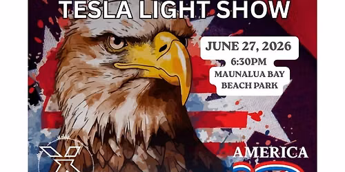 50 State Independence Day Tesla Light Show