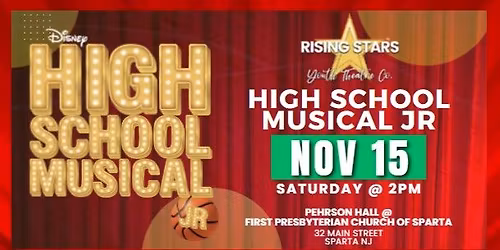 HIGH SCHOOL MUSICAL JR LIVE SHOW: Saturday Matinee
