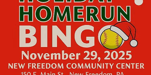 3rd Annual Holiday Homerun Bingo