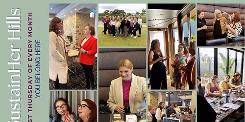 SustainHer Hills Monthly Connect | Women in Business Adelaide Hills