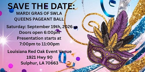 Mardi Gras SWLA Queens Pageant Ball