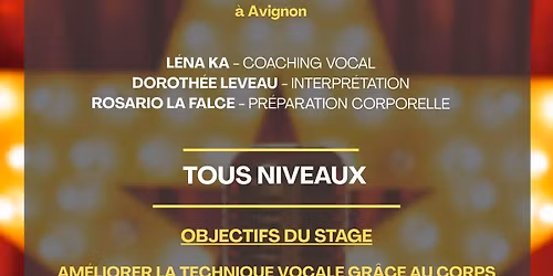 STAGE INTENSIF - CHANT & INTERPRETATION