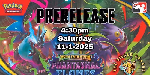 Mega Evolution - Phantasmal Flames Prerelease!
