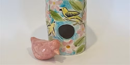 Ceramics Workshop: Spring Birdhouse Decorations for Older Adults