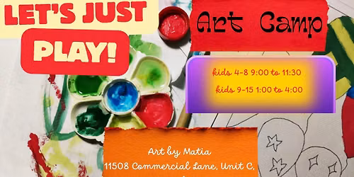 Let\u2019s Just Play Summer Art Camp