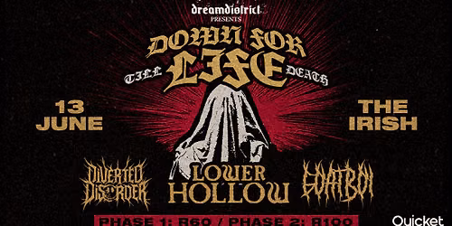 DOWN FOR LIFE with Lower Hollow \/ Diverted Disorder \/ GoatBoi LIVE at The Irish - Linden