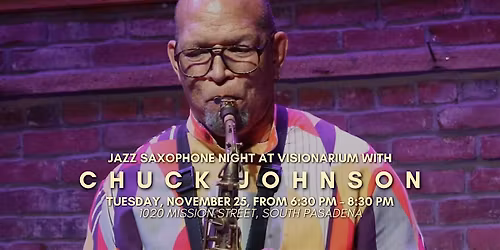 \u2728 Jazz Saxophone Night at Visionarium! \u2728
