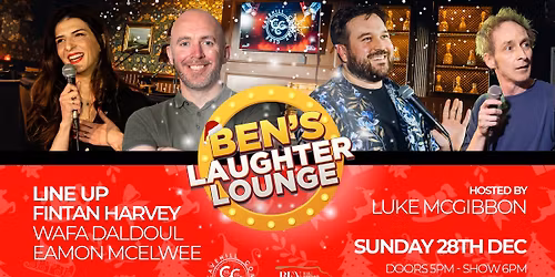 \ud83c\udf85 75% Sold - Fintan Harvey \/\/ Cavehill Comedy Club \/\/ Sunday 28th December \/\/ Doors 5pm - Show 6pm!