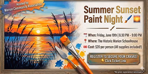 Summer Sunset Paint Night