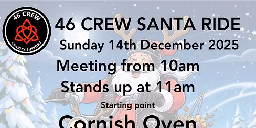 46 Crew Santa Ride \ud83c\udf85 for the NHS Special Care Baby Unit - Treliske