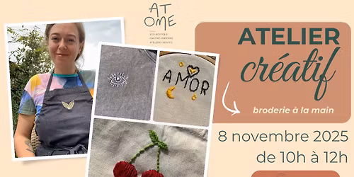 atelier: broderie \u00e0 la main