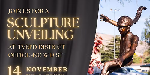 Sculpture Unveiling: TVRPD and Tehachapi Arts Commission