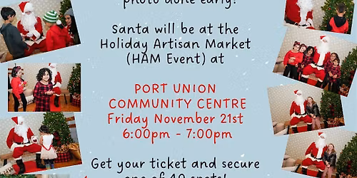 Photos with SANTA!!