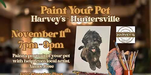 Paint Your Pet @ Harvey's Huntersville