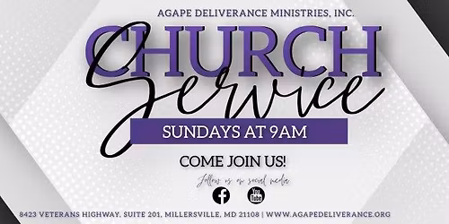 Sunday Morning Worship @ The Agape Center