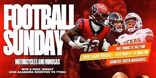 Football Sunday + Reverse Brunch at The Garage