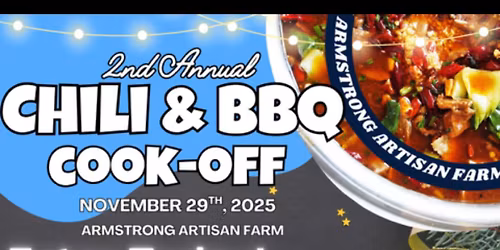 Chili and BBQ Cook-Off at the Christmas Light Spectacular