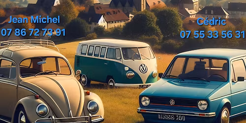 2\u00e8me rassemblement  d'anciennes VW et Porsche d'avant 1992 des 3V 