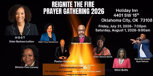 Reignite the Fire Prayer Gathering "The Outpouring" 2026