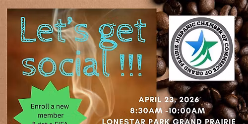 LET'S GET SOCIAL Cafecito VIP for Jefes & Jefas!