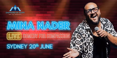 Mina Nader Live - Comedy for Compassion Sydney
