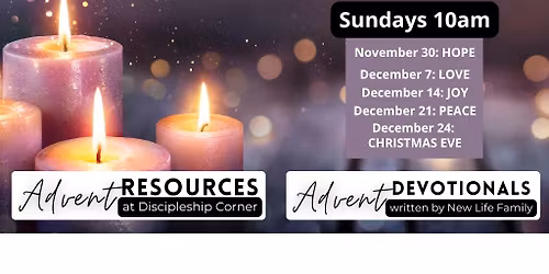 Advent Worship - Sundays 10am