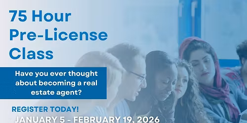 REAL ESTATE PRE-LICENSE CLASS