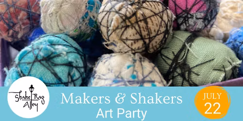 Makers & Shakers Art Party: Boho Fabric Beads