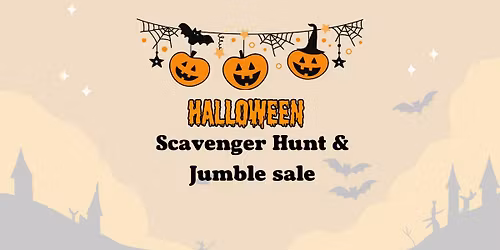 Halloween Scavenger Hunt & Jumble Sale