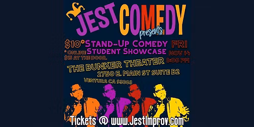 Jest Improv's Stand Up 101 Showcase!