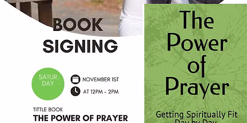 Book Signing & Review: 'The Power of Prayer" w\/Jermaine Alexander - Author