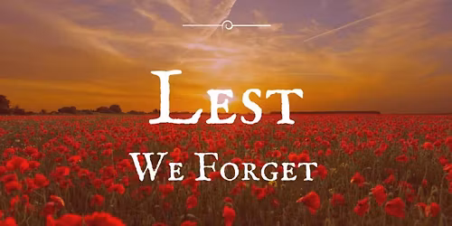 Remembrance Sunday + Singer