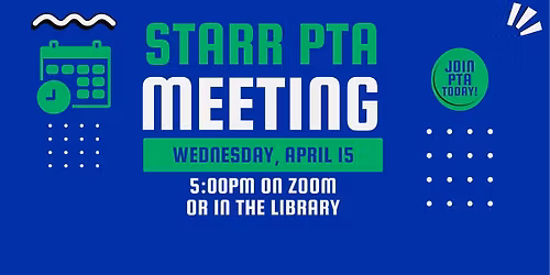 April PTA Meeting 
