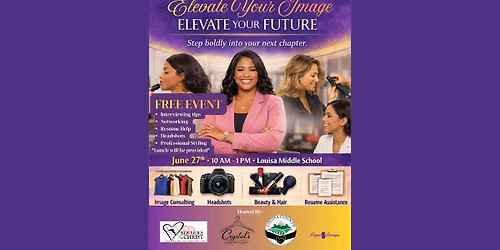 Elevate Your Image, Elevate Your Future, Workforce Development Event