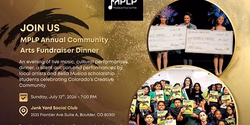 MPLP Annual Community Arts Fundraiser Dinner